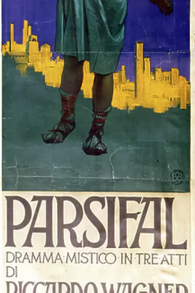 Opera Parsifal by Wagner, 1903 (poster)