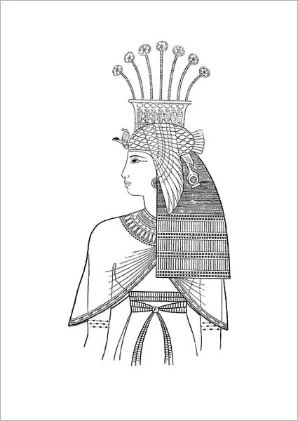 Queen Rebto, daughter of Pharaoh Ramses II, Egypt, 19th Dynasty, History of Fashion