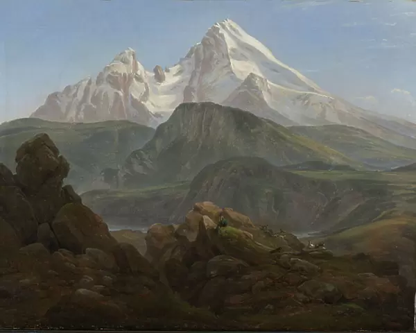 The Watzmann, 1825 (oil on canvas)
