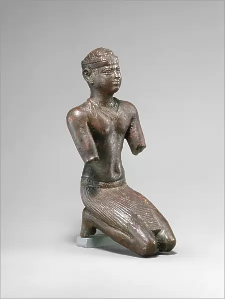 Kushite Pharaoh, c. 713-664 BC (bronze and gold leaf)