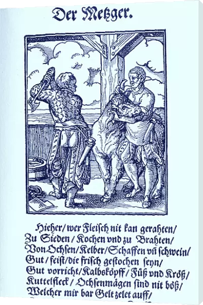 Butcher, 1568 (engraving)
