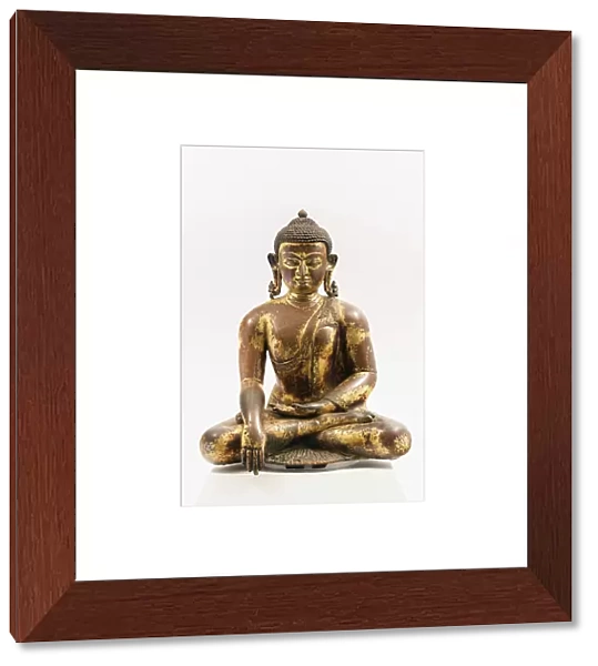 Shakyamuni, the historical Buddha, Nepal (copper alloy and gilt)