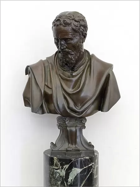Bust of Michelangelo, 1564 circa (bronze)