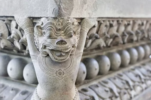 Pedestal detail, Danang province, 13th century AD (grey sandstone)