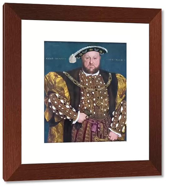 Portrait of Henry VIII, 16th century (oil on panel)