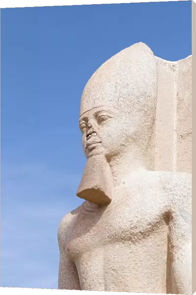 Statue of Ramesses II, detail, 1279-1213 BC circa, (red granite)