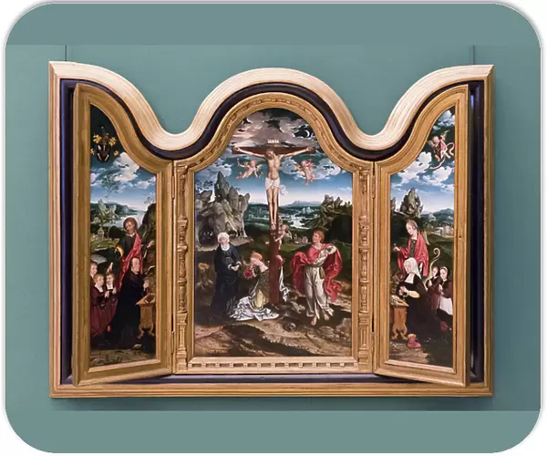 Crucifixion, 1512-15, Joos van Cleve (oil on panel)