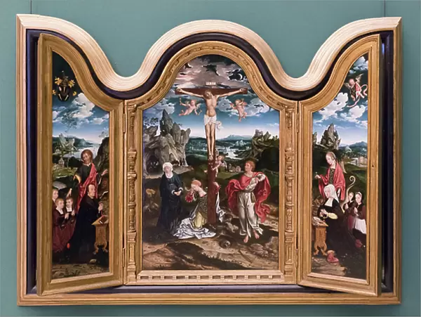 Crucifixion, 1512-15, Joos van Cleve (oil on panel)