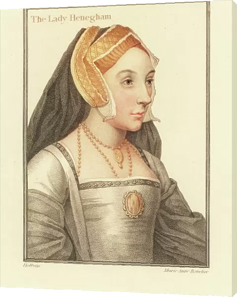 Mary Shelton, Lady Heveningham. 1812 (engraving)