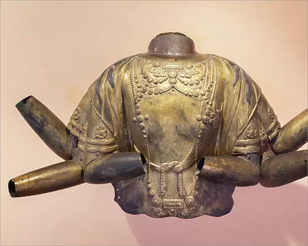 Torso of Avalokiteshvara, Nepal (copper and gilt)
