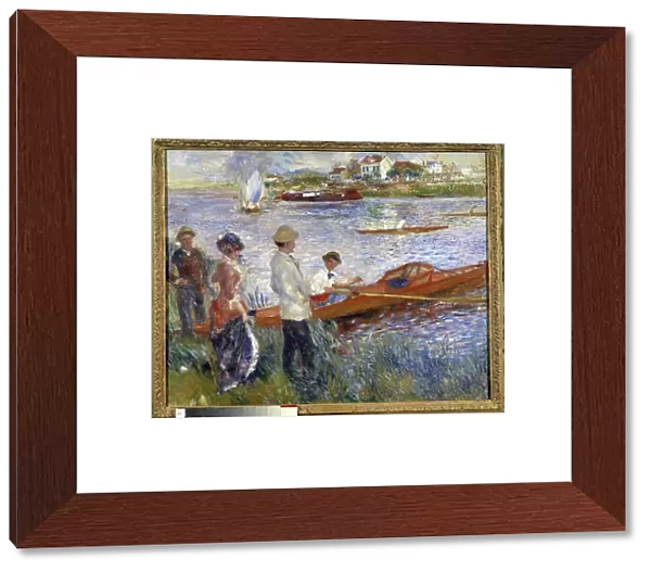 Oarsmen at Chatou, 1879 (oil on linen)