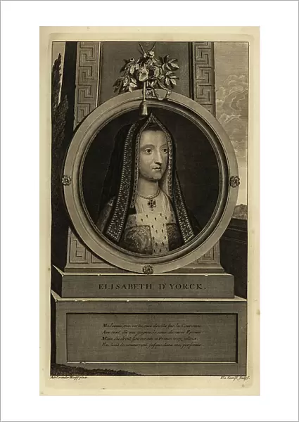 Elizabeth of York (1466-1503) (engraving)