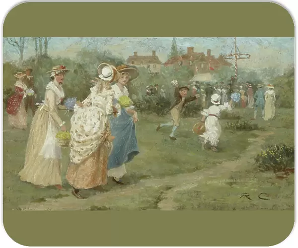 May Day, 1884 (oil on millboard)