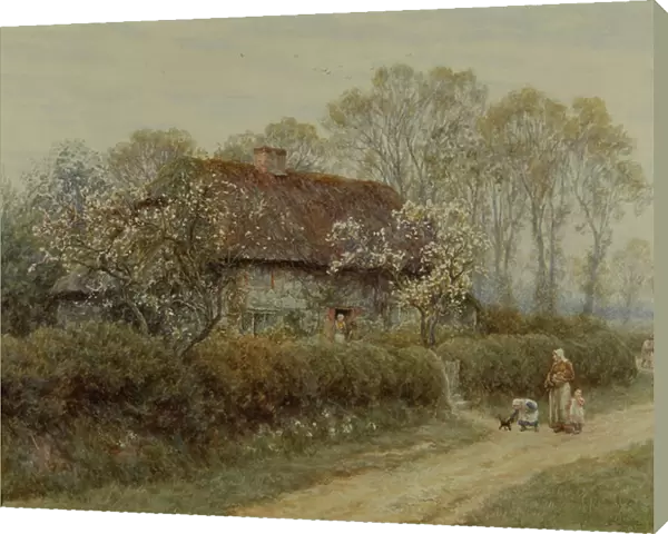 A Cottage at Freshwater Gate, 1891 (w / c on paper)