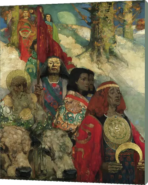 The Druids - Bringing in the Mistletoe, 1890 (oil on canvas)