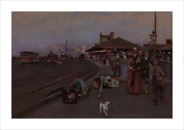 Stirling Station, 1887-88 (oil on canvas)