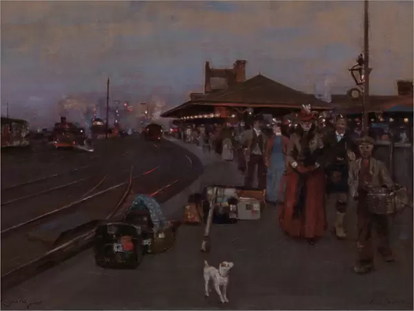 Stirling Station, 1887-88 (oil on canvas)