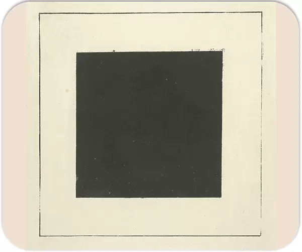 Black Square from 'Suprematism: 34 Drawings', 1920 (litho)