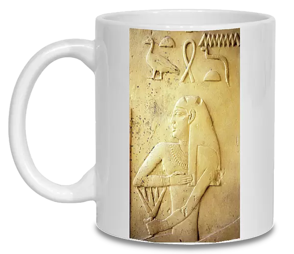 Ancient Egypt, Wall carving / painting, Chapel of Ihy, Ihy, Saqqara (photo)