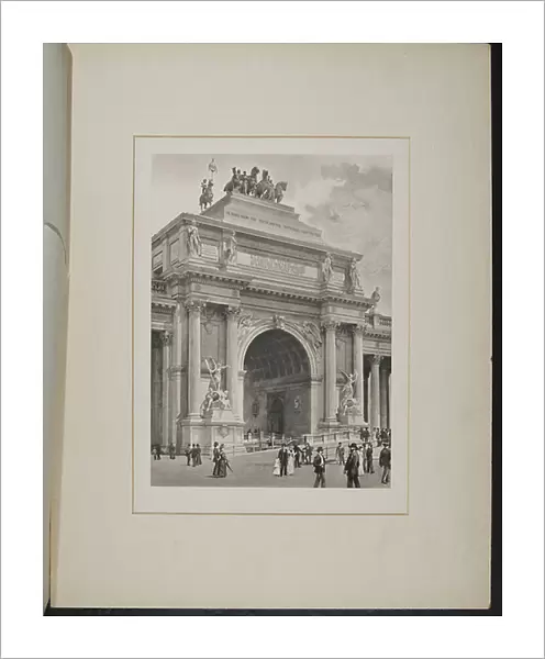 The Columbian Arch, 1893 (lithograph)
