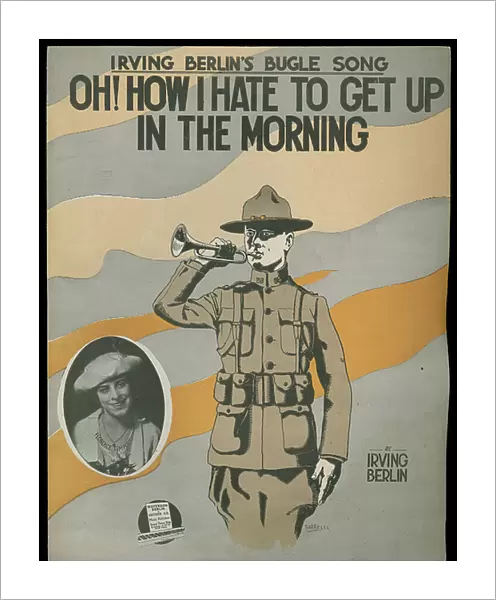 Oh! How I Hate To Get Up In The Morning, 1918 (print)