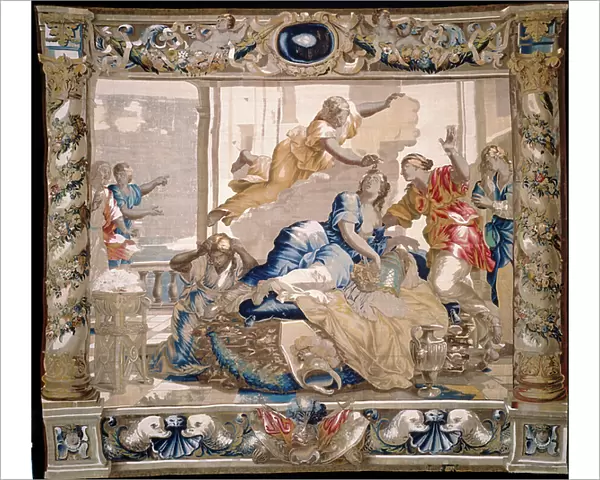 The Death of Dido, 1679 (tapestry weave: silk and wool)
