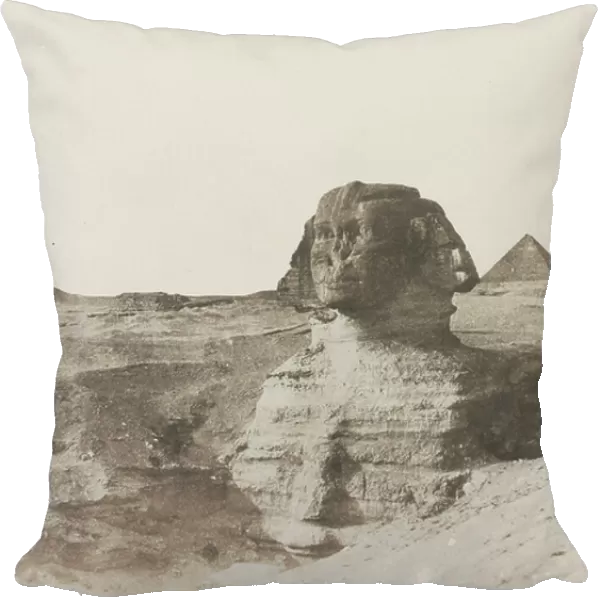 The Sphinx, c. 1853 (salted paper print from waxed paper negative)