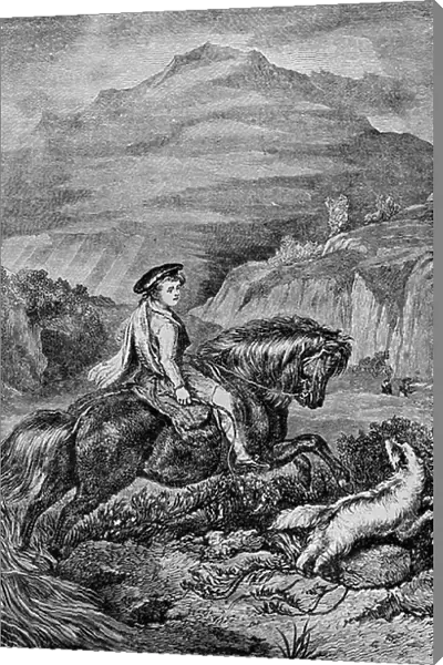 Edward VII as a boy in the Scottish Highlands