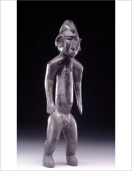 Standing male figure, 19th-20th century (wood)