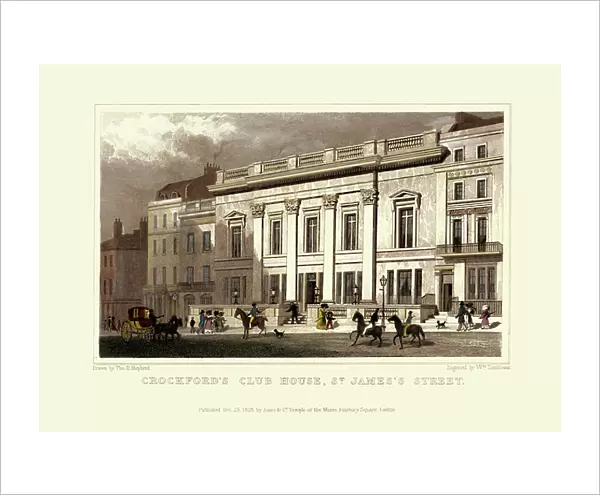 London Views: Crockford's Club House, St. James's Street