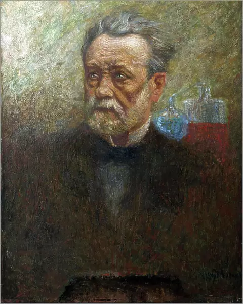 Portrait of Louis Pasteur (1822-1895) (oil on canvas)