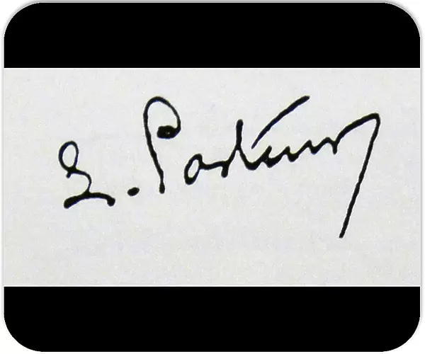 Signature of Louis Pasteur