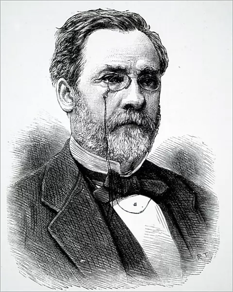 Louis Pasteur, 19th century (engraving)