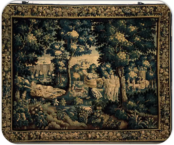 The university collections. Flemish tapestry. A so called (Verdure). Oudenaarde (?)