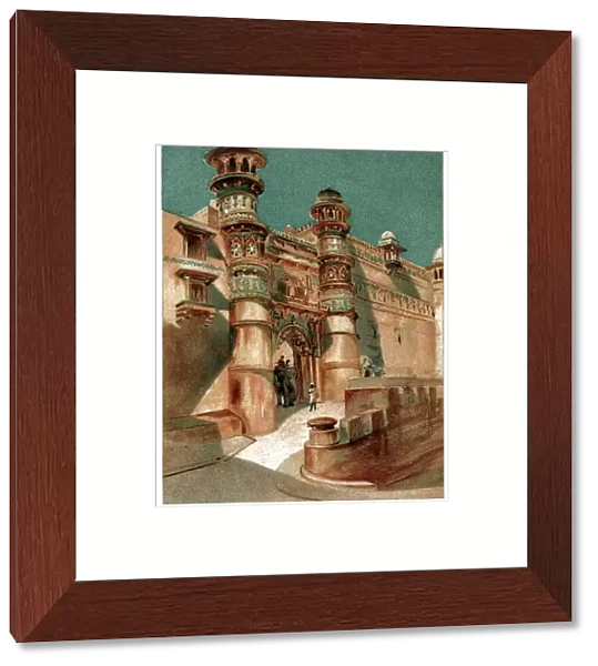Fort Gwalior, India, c.1910 (print)