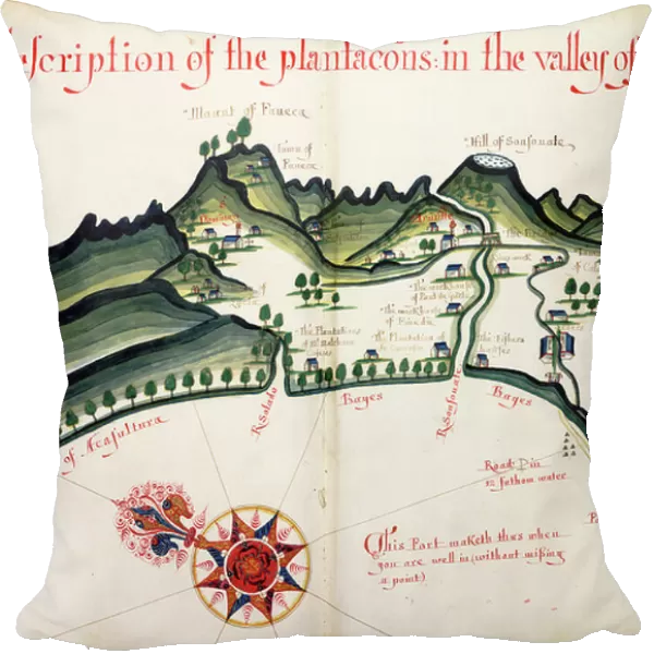 A description of the Plantations in the Valley of Paneca, 1685 (bound sheet)