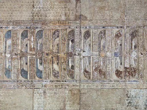 The ceiling of the roman Mammisi, temple of Hathor, Dendara, Egypt