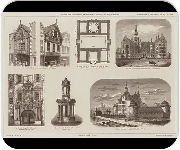 English and Scandinavian Architecture of the 16th and 17th Centuries (engraving)