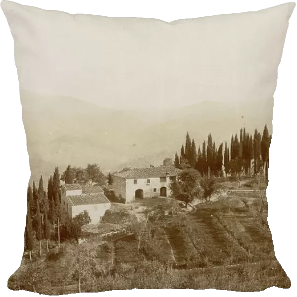 View of farm of Vignavecchia, Radda in Chianti, Siena