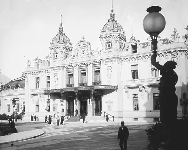 Monaco, Provence-Alpes-Cote d'Azur, 06, Monaco: the casino, the facade, 1900