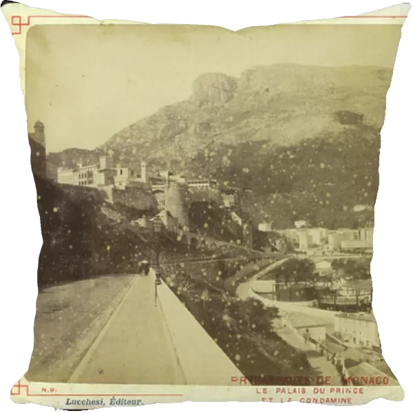 Principaut of Monaco, Prince's Palace and Condamine, 1885