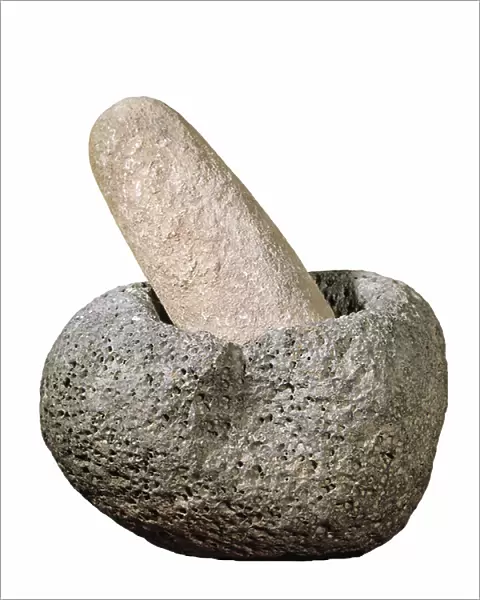 Neolitic art: Palestine mortar in 4000 BC