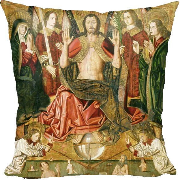 'The Last Judgement' Retable coming from the church of Blesa 1485-1487 Musee de Zaragoza, Espagne
