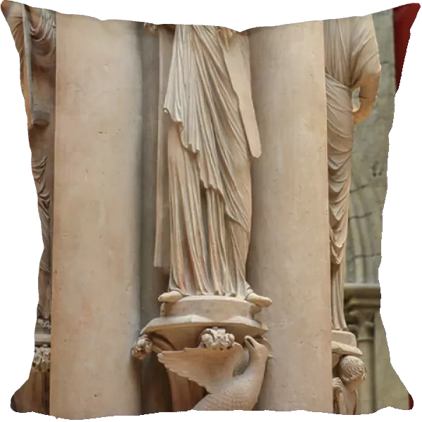Angels Pillar (Pillar of the last Judgement), 12th century (sculpture)