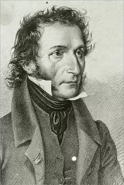 Portrait of Niccolo Paganini (litho)