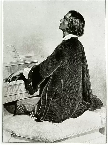 Portrait of Franz Liszt (engraving)