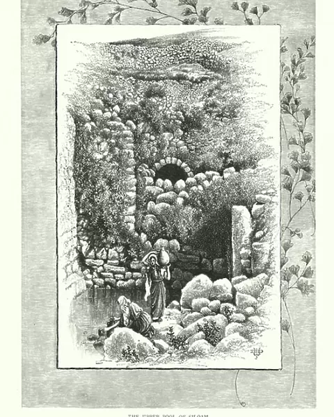 The Upper Pool of Siloam (engraving)