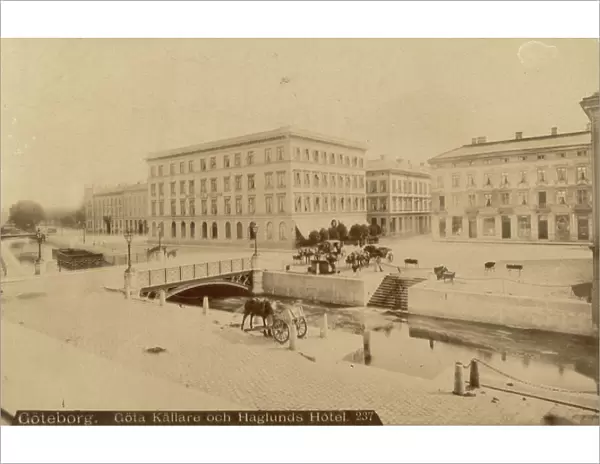 View of Goteborg in Sweden: the hotel Haglunds