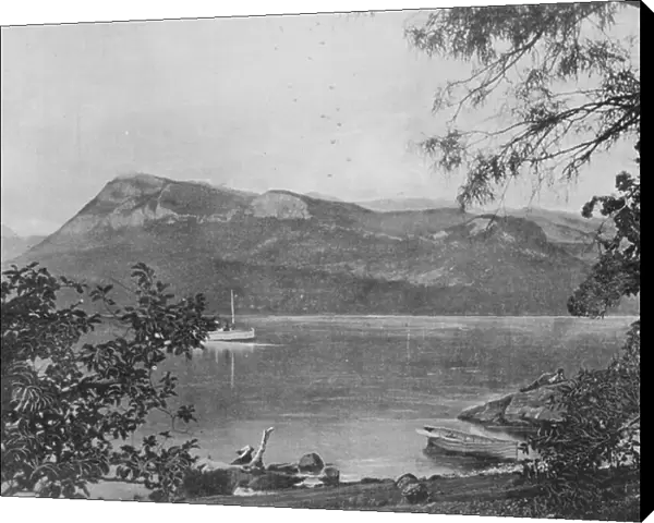 New Zealand, 1890s: End Peak (b / w photo)
