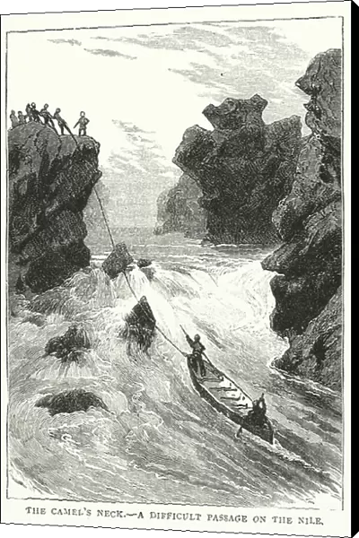 The Camel's Neck, A Difficult Passage on the Nile (engraving)